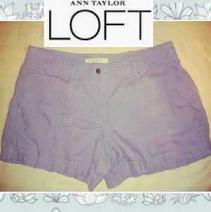 🔸2/$5🔸*ANN TAYLOR LOFT LINEN SHORTS